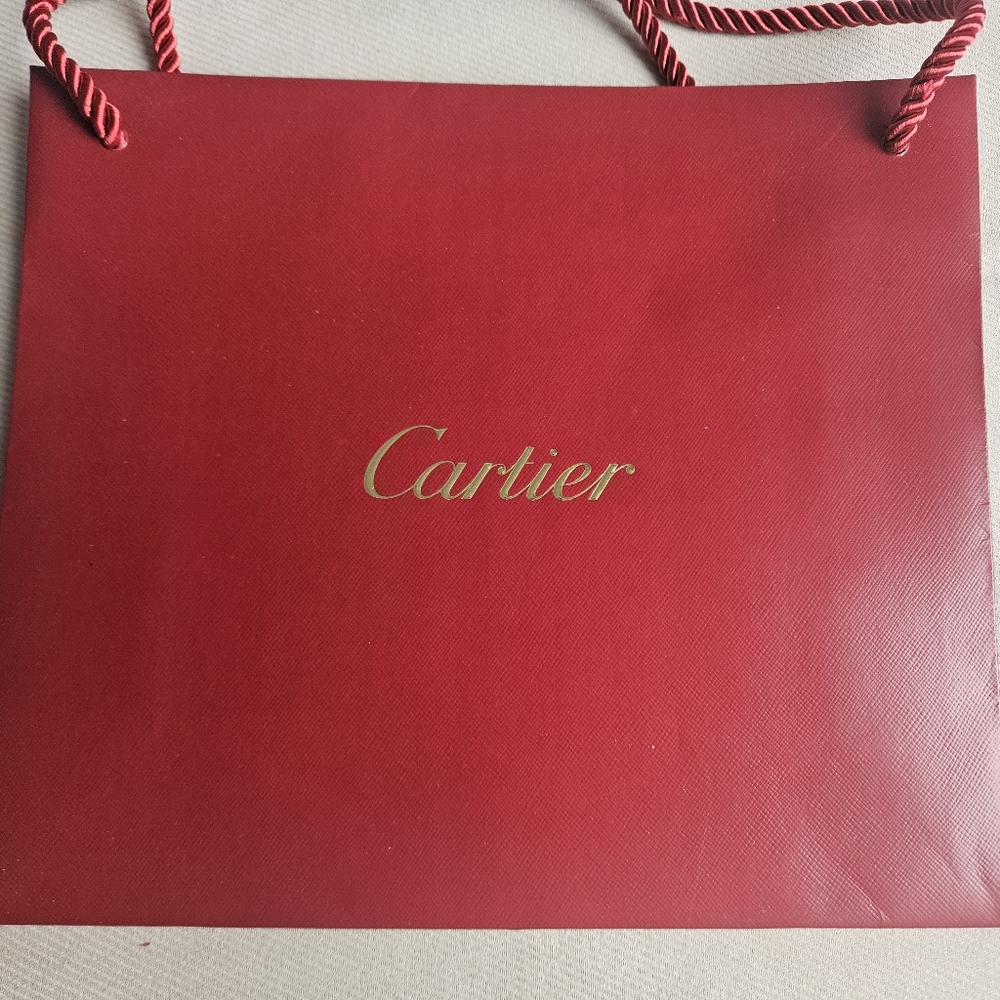 Cartier Small Size Empty Shopping Bag